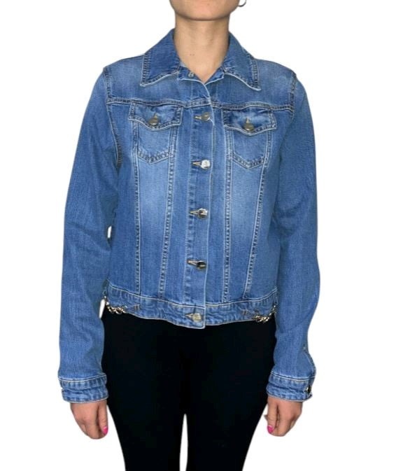 kocca giubbino di jeans in denim kumari